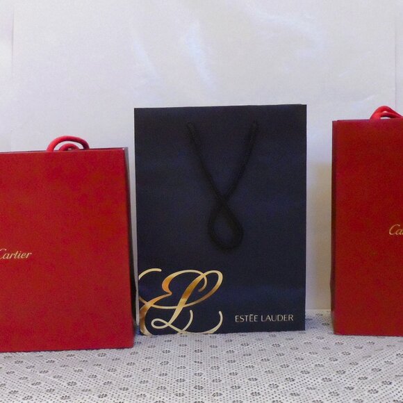 3 Designer shopping bags *empty -$15 NEW - Picture 3 of 9